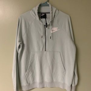 nike pullover zipup